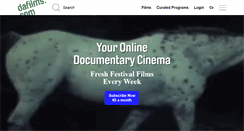 Desktop Screenshot of dafilms.com