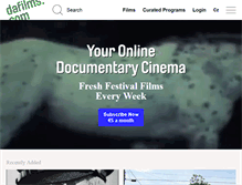 Tablet Screenshot of dafilms.com